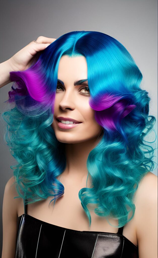 Hair dye is very popular around the world. Source: Wombo